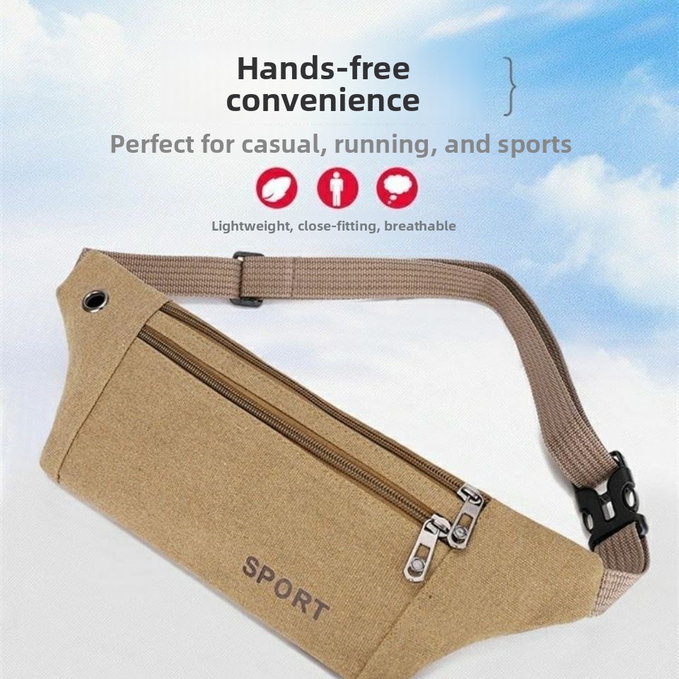 Leather Work Bag - Casualna, wielofunkcyjna męska torba na pas,