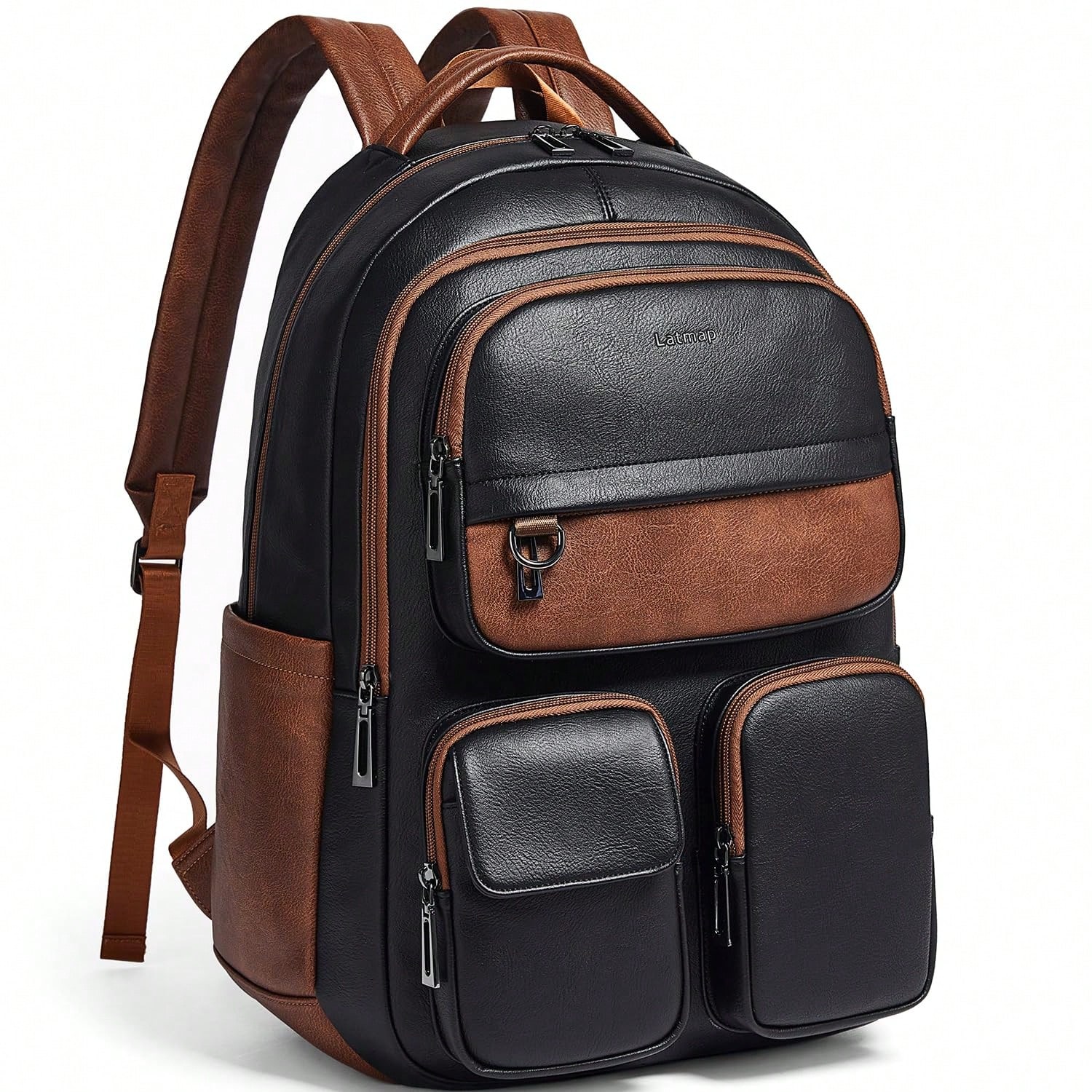 Leather Work Womens Backpack - Plecak LATMAP z wegańskiej skóry dla