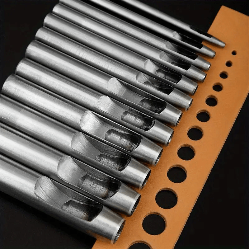 Leatherwork Punching Tool - 6 szt. narzędzi do dziurkowania w