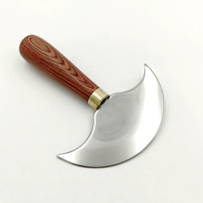 Round Knife Leatherwork - Profesjonalny nóż do skóry 90mm/120mm półokrągłe