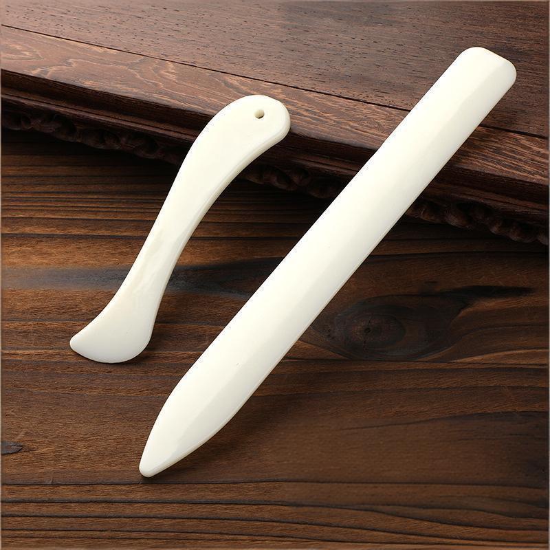 Bone Folder Tool - 2 szt. Odporny na zużycie skórzany