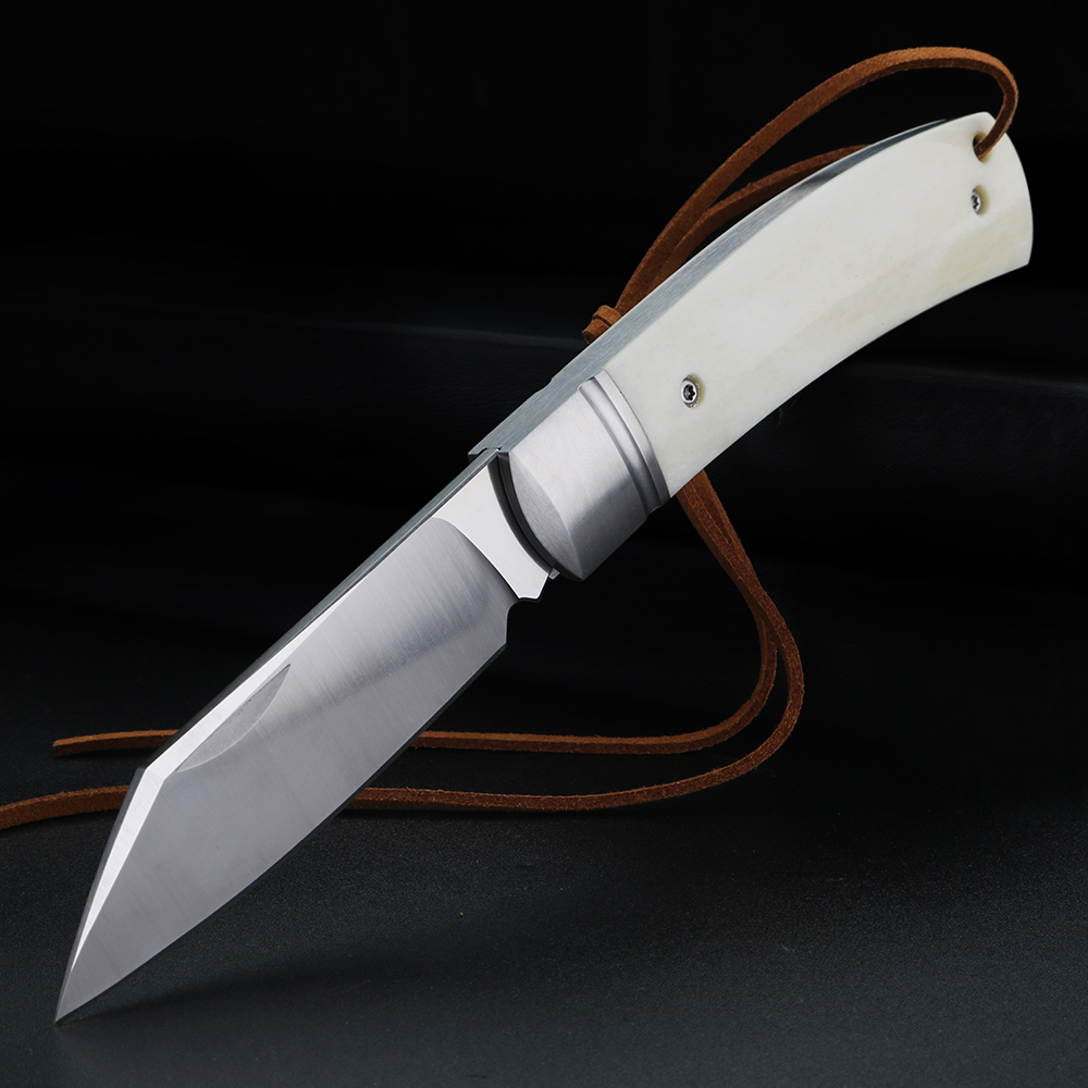 Bone Folder Tool - Nóż składany z ostrzem D2, rękojeścią