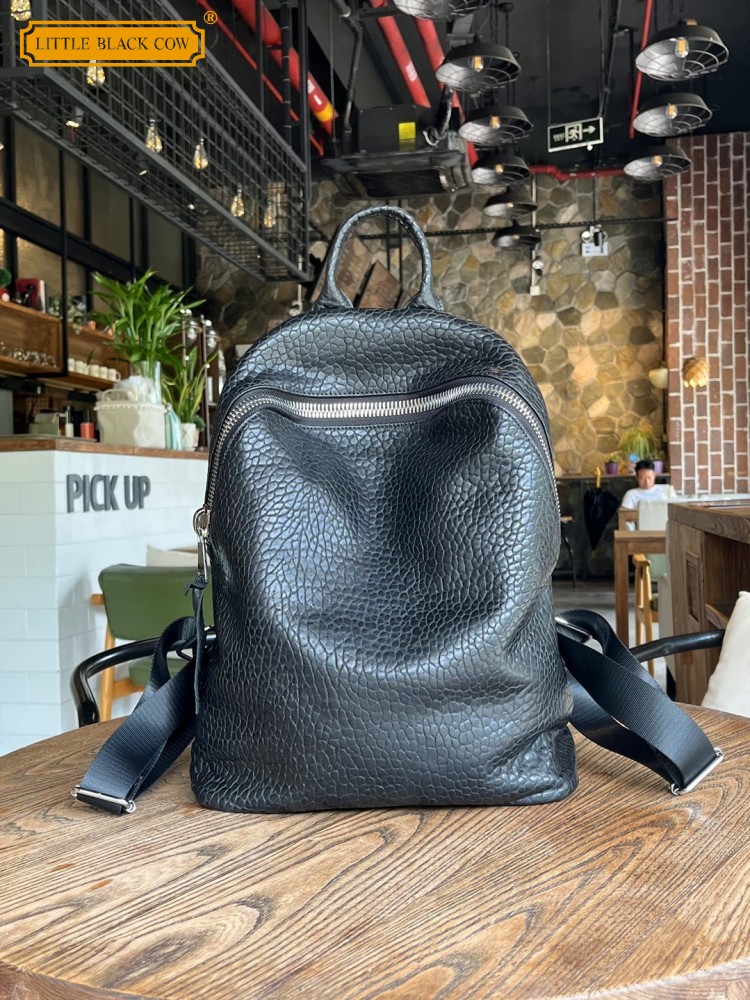 Miękki, naturalny plecak z owc – Leather Work Bag Men recenzja i cena