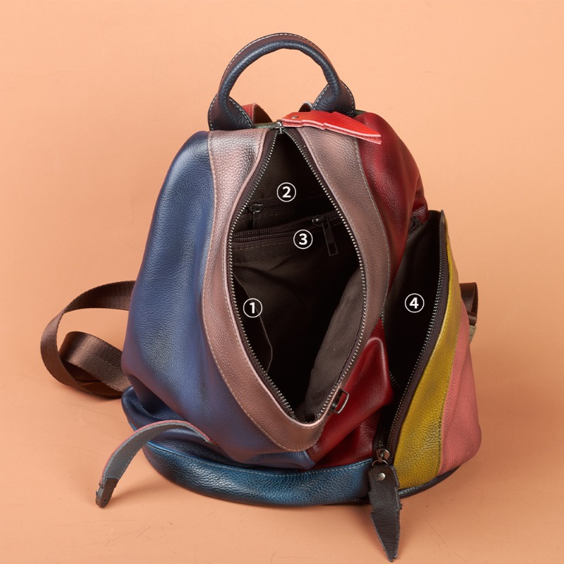 Elegancki plecak do pracy dla  – Leather Work Womens Backpack recenzja i cena