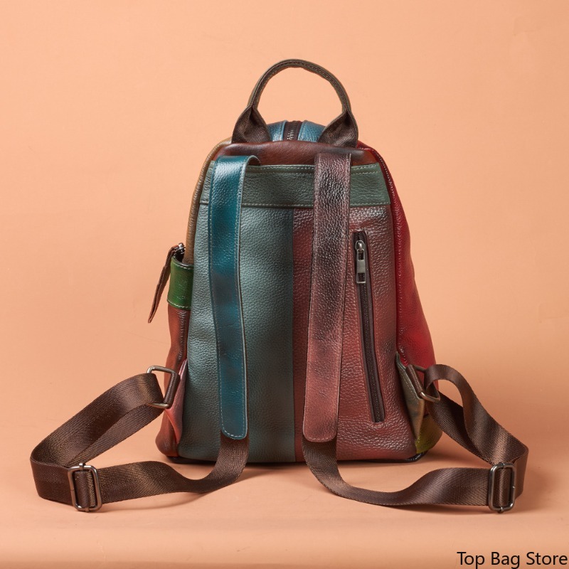 Elegancki plecak do pracy dla  – Leather Work Womens Backpack recenzja i cena