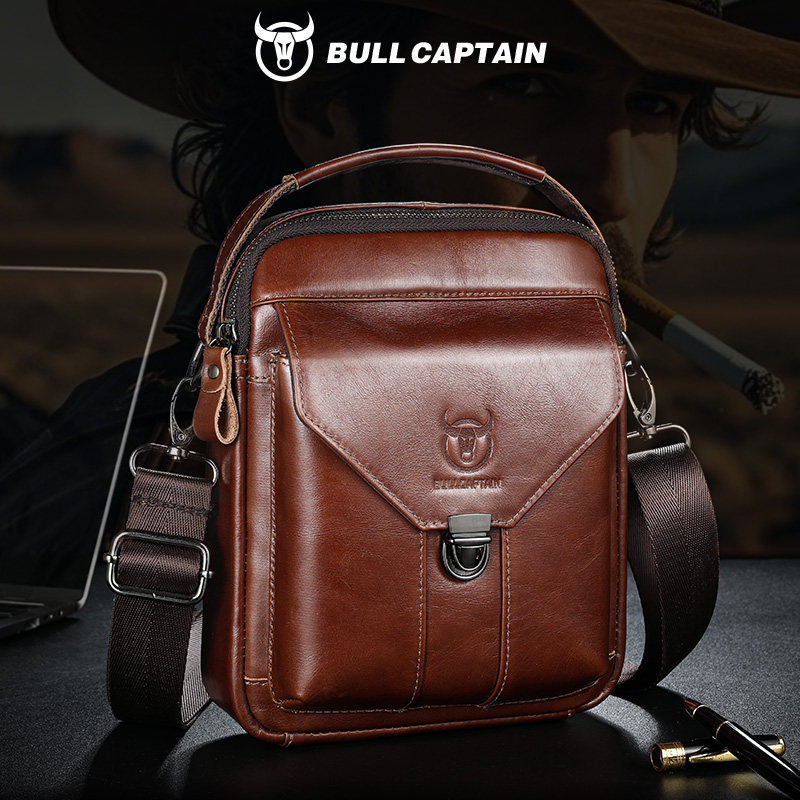 BULLCAPTAIN męska skórzana tor – Leather Work Bag Men recenzja i cena