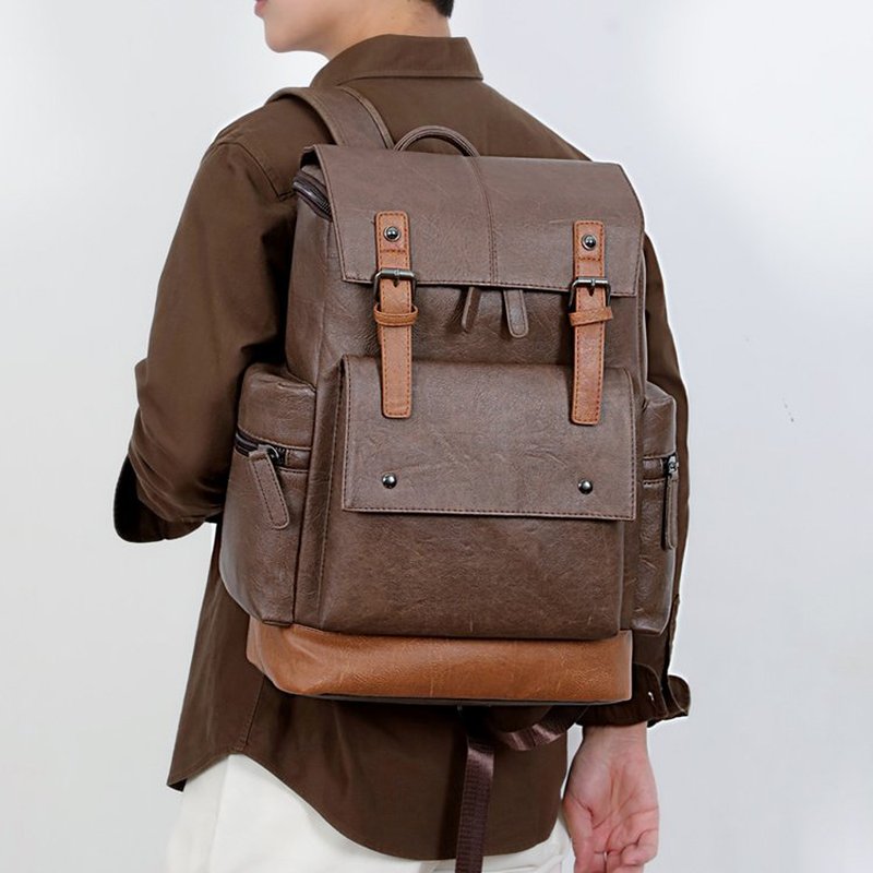 Nowy męski plecak w stylu vint – Leather Work Bag Men recenzja i cena