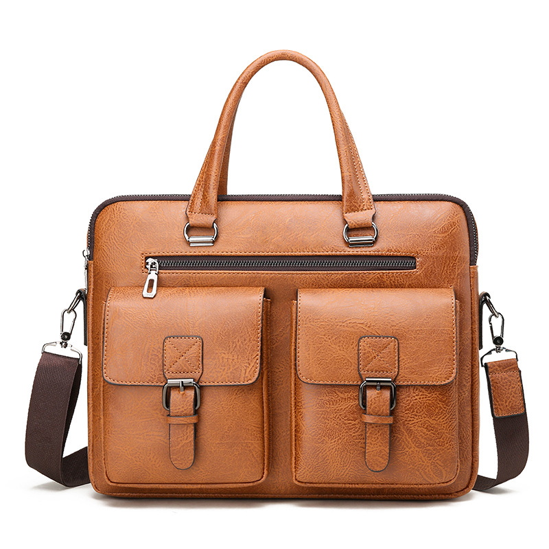 Luksusowa męska teczka bizneso – Leather Work Bag Men recenzja i cena
