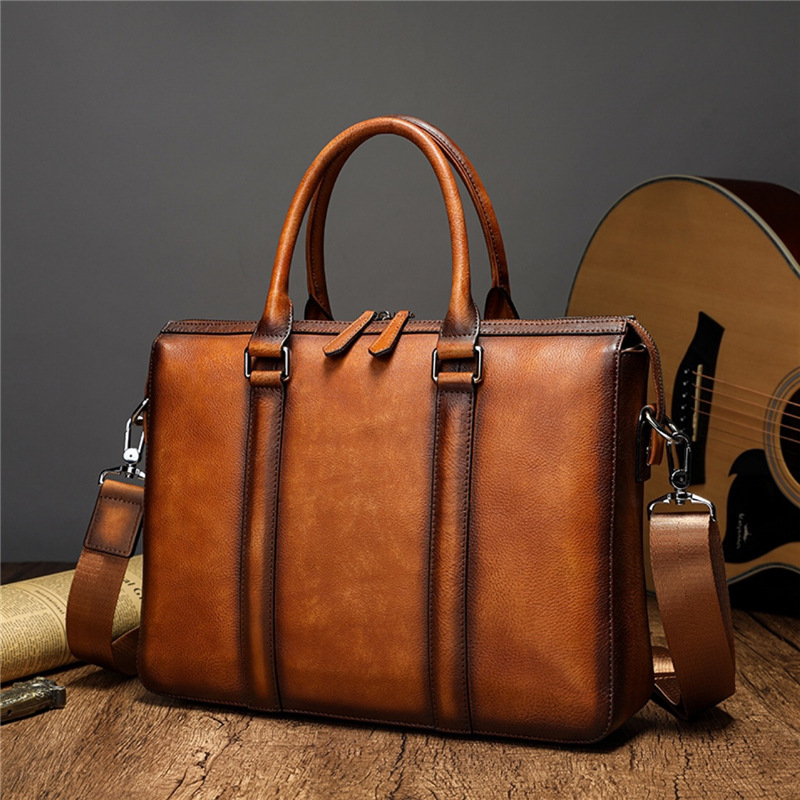 Teczka biznesowa YETTIES z naj – Leather Work Bag Men recenzja i cena