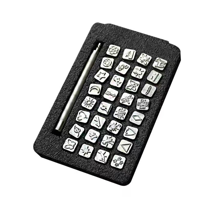 32 sztuk/zestaw stalowe matryc – Leather Stamp Set recenzja i cena