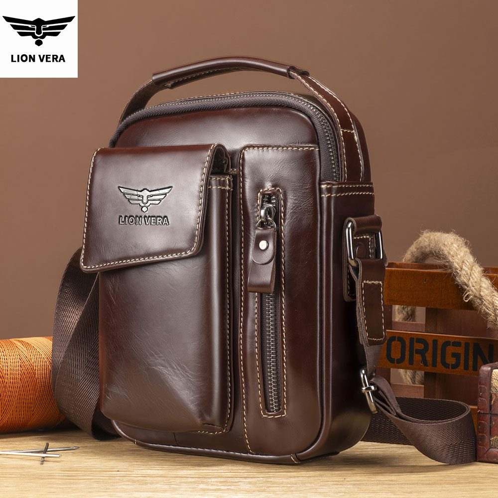 LION VERA Męska torba na ramię – Leather Work Bag Men recenzja i cena