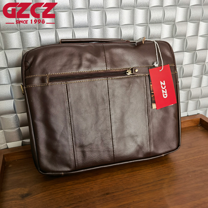 Torba męska GZCZ, torba na lap – Leather Work Bag recenzja i cena