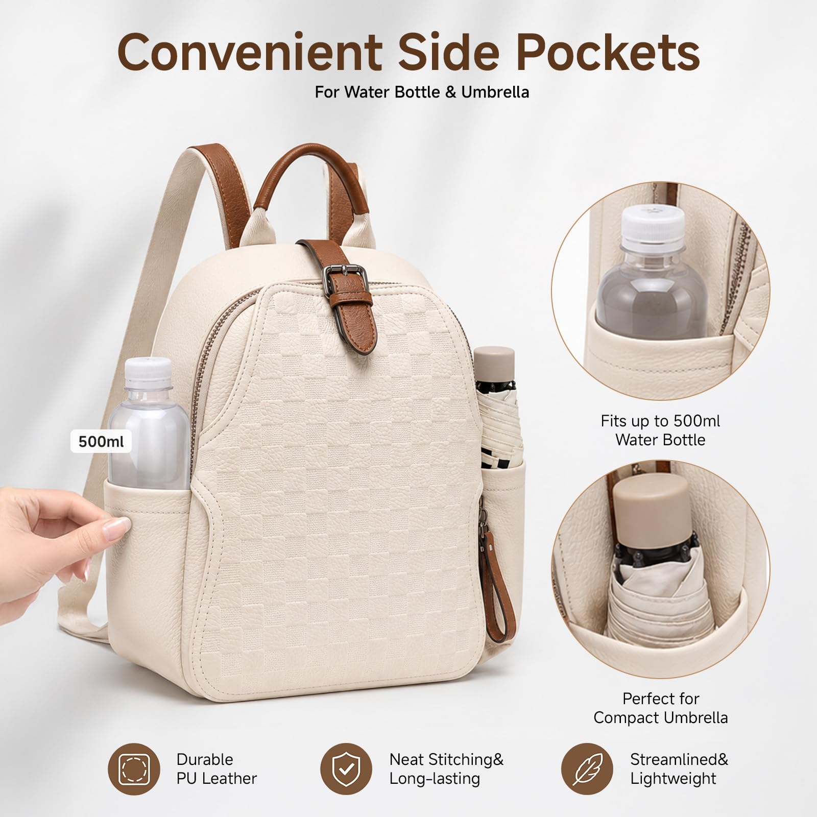 Damski plecak z tłoczonej skór – Leather Work Womens Backpack recenzja i cena