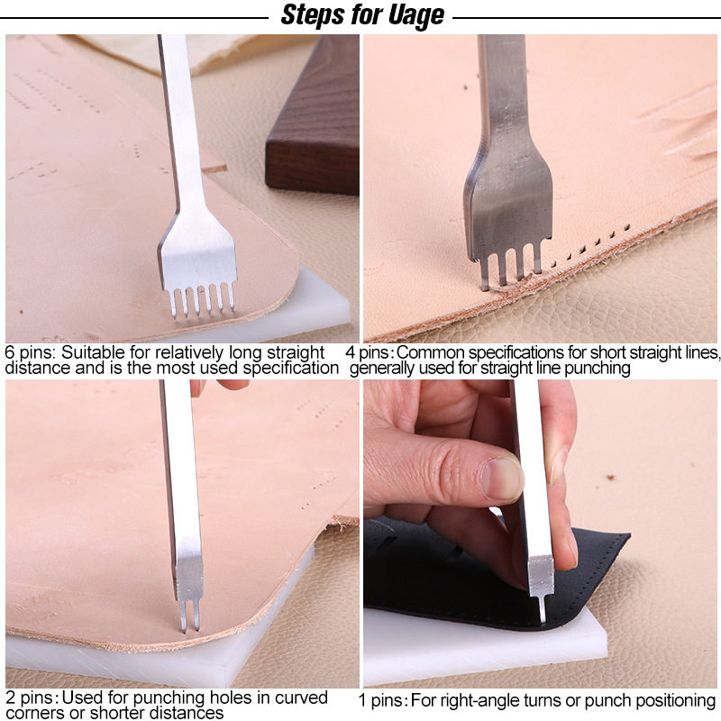 1 szt. Dziurkacz do skóry stal – Leatherwork Punching Tool recenzja i cena