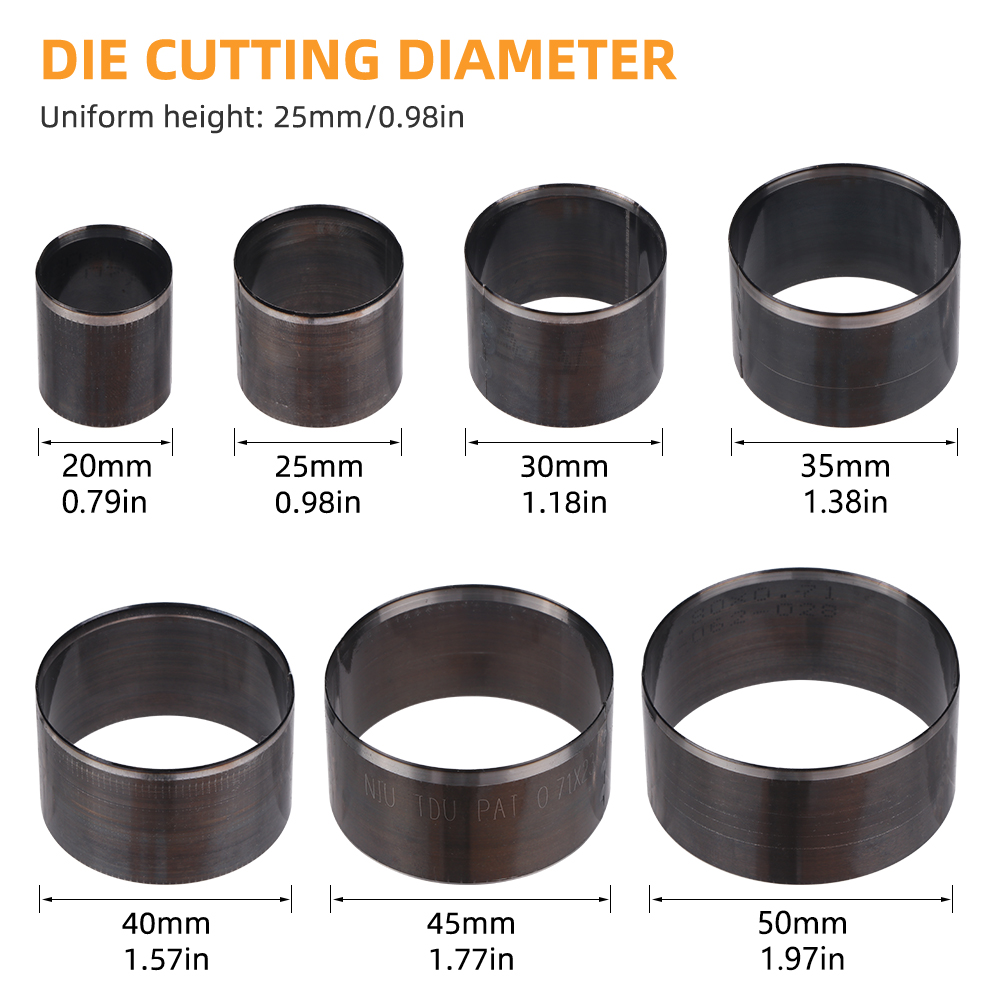 7-częściowy zestaw okrągłych w – Leatherwork Punching Tool recenzja i cena