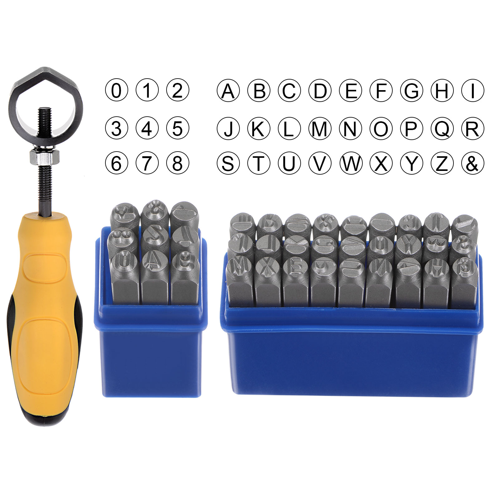 Zestaw do tłoczenia metalu 6mm – Leather Stamp Set recenzja i cena