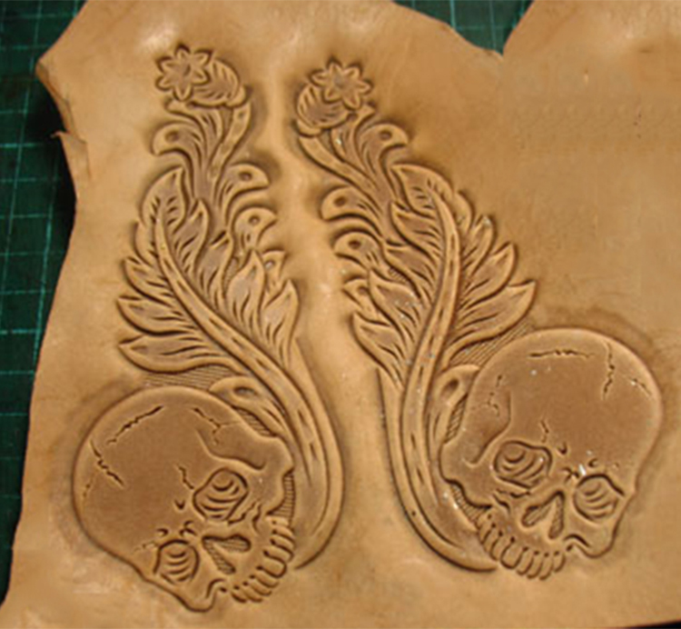 Dynastia Tang kwiat Czaszka Rę – Unique Leather Work recenzja i cena