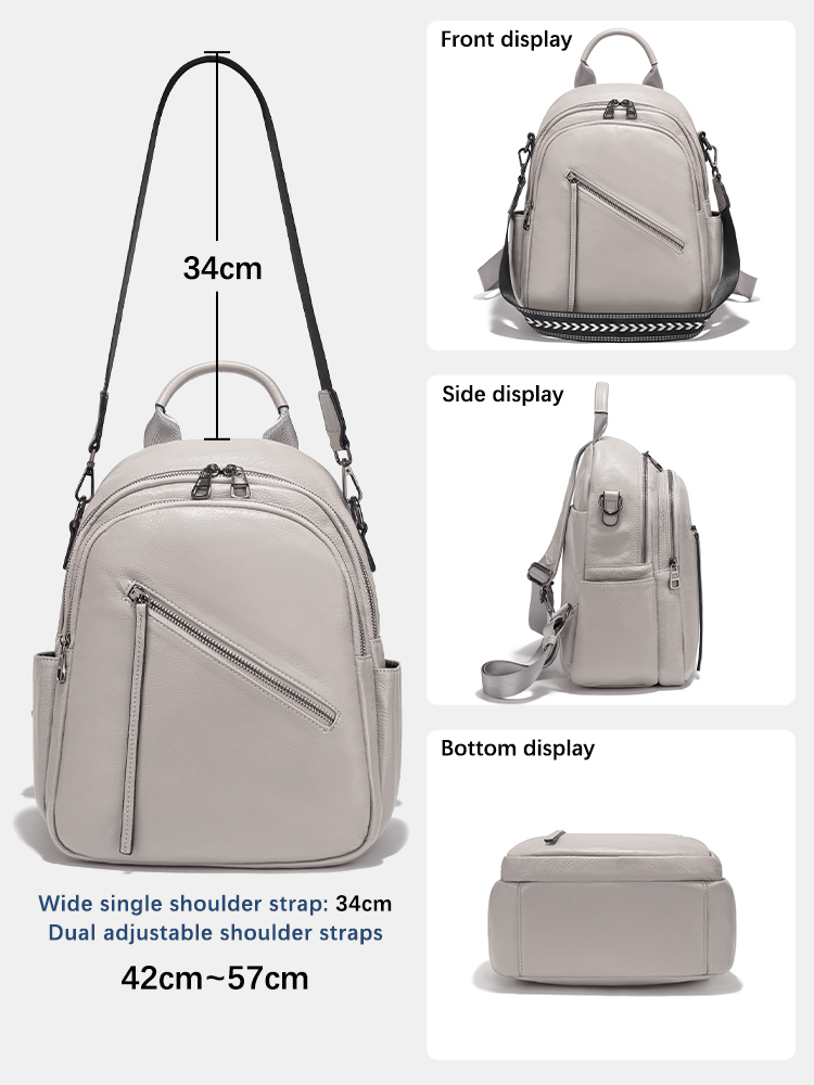 Plecak damski Zency z prawdziw – Leather Work Womens Backpack recenzja i cena