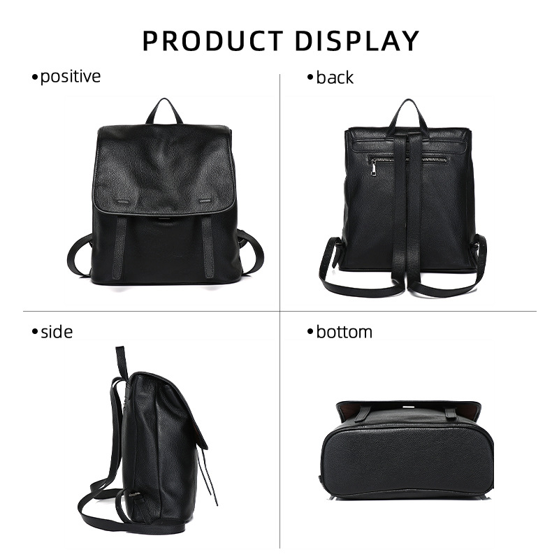 Damski plecak z klapką z licow – Leather Work Womens Backpack recenzja i cena