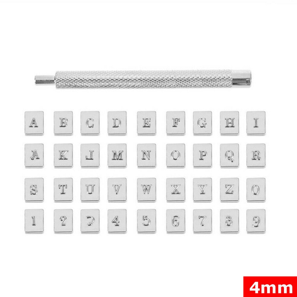 Zestaw stempli z literami alfa – Leather Stamp Set recenzja i cena