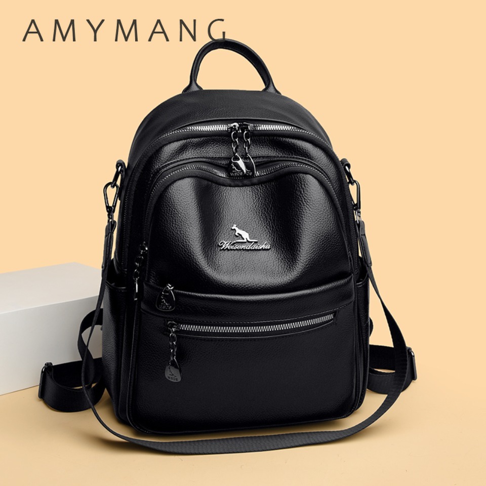 Plecak z teksturą zamszowej sk – Leather Work Womens Backpack recenzja i cena