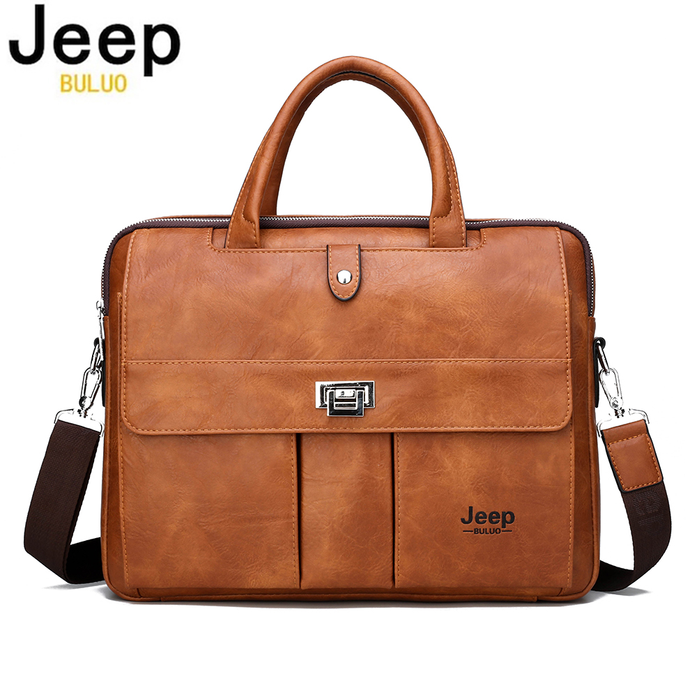Torba męska Jeep Buluo ze skór – Leather Work Bag Men recenzja i cena
