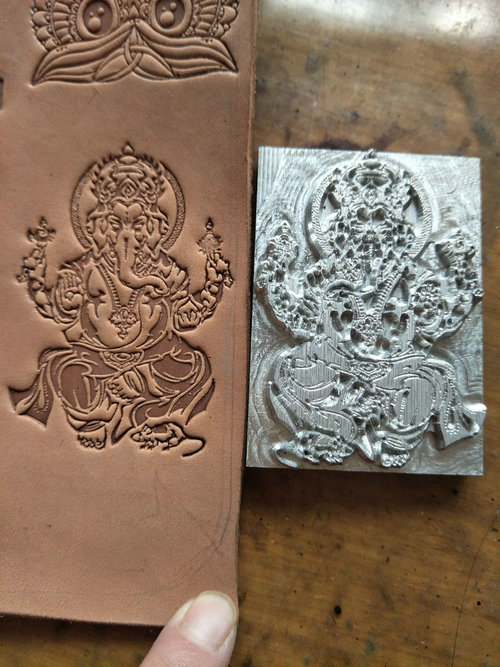 Wzór Ganesha, ręczna robota, u – Unique Leather Work recenzja i cena