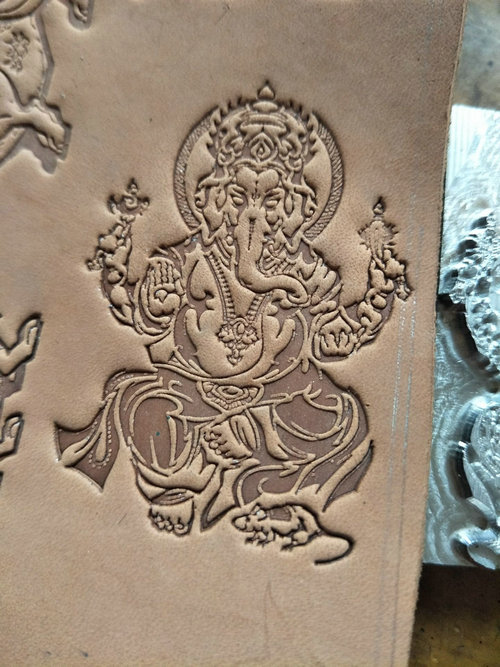 Wzór Ganesha, ręczna robota, u – Unique Leather Work recenzja i cena