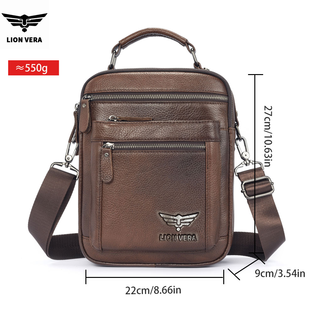 Torba męska na ramię LION VERA – Leather Work Bag Men recenzja i cena
