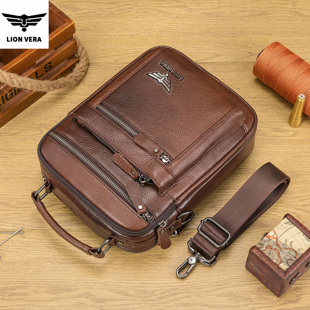 Torba męska na ramię LION VERA – Leather Work Bag Men recenzja i cena